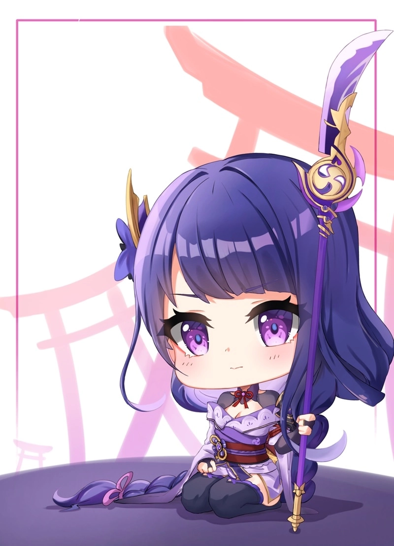 Phong cách chibi genshin nhỏ nhắn dễ thương