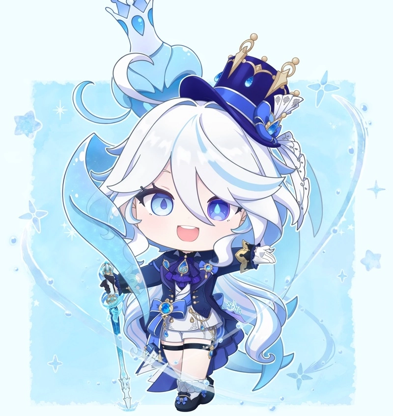 Hình xiao genshin chibi ngầu và dễ thương