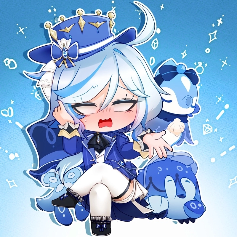 Aether chibi genshin impact được fan yêu thích