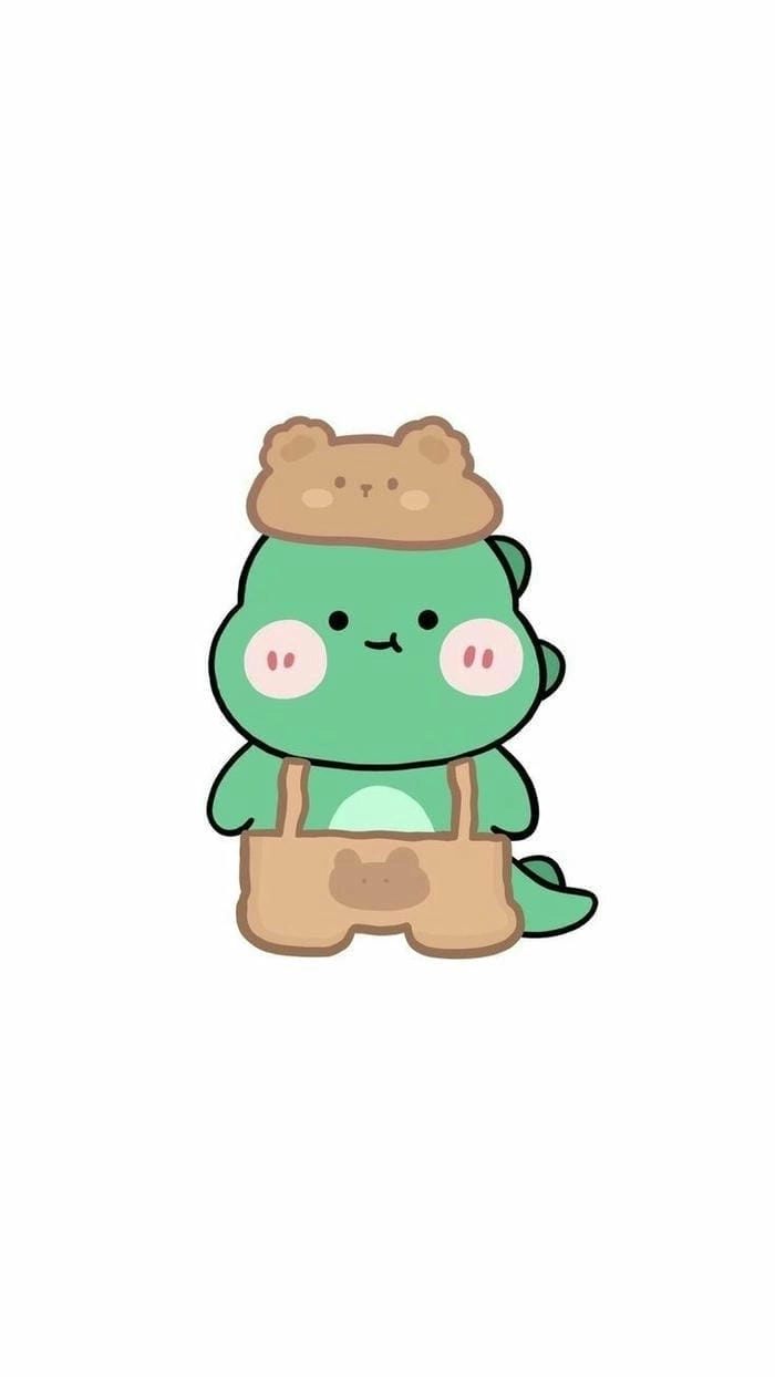 Khủng long chibi cute dễ thương ngây thơ đáng yêu quyến rũ cuốn hút mê mẩn