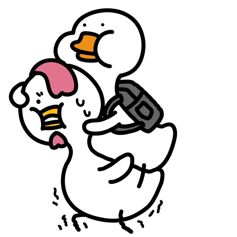 Meme vịt cute dễ thương ngố tàu đáng yêu