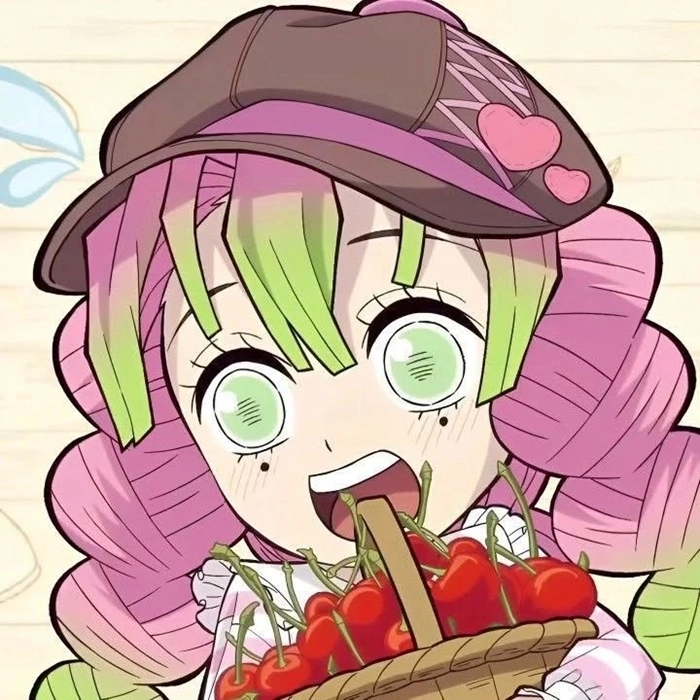 Chibi mitsuri face biểu cảm ngọt ngào xinh