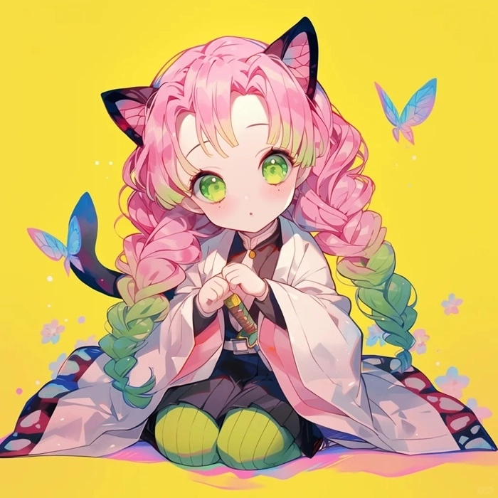 Chibi mitsuri dễ thương phong cách anime đáng yêu