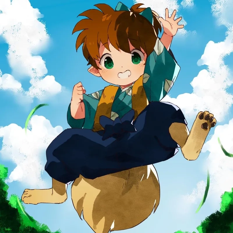 Khám phá những chiêu thức biến hóa tinh nghịch của chú hồ ly Shippo anime.