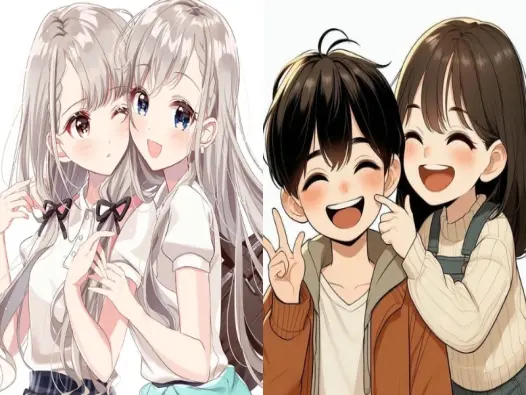 Khám phá trọn bộ ảnh avatar đôi chibi cute cực dễ thương