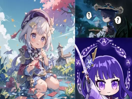 Chiêm ngưỡng loạt ảnh chibi Genshin Impact siêu xinh