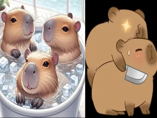 Khám phá bộ sưu tập ảnh capybara chibi siêu đáng yêu