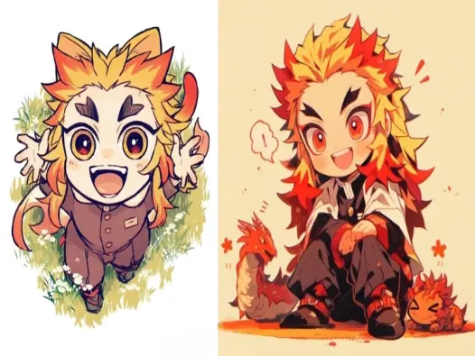 Tuyển chọn ảnh Rengoku chibi dễ thương dành cho fan