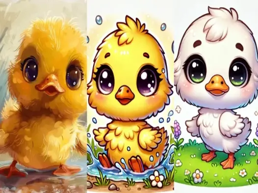 Cập nhật ảnh vịt chibi cute ngộ nghĩnh mới nhất 2025