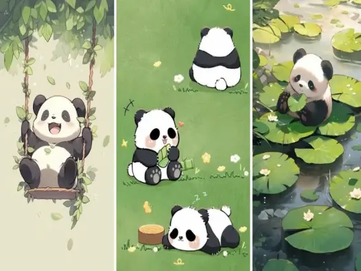 Top hình chibi panda đẹp nhất khiến người xem mê mẩn