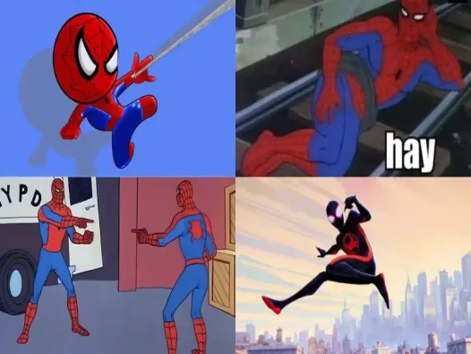 Loạt ảnh meme người nhện gây sốt vì quá “đi vào lòng đất”