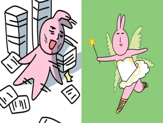 Tải ngay ảnh meme thỏ hồng để lan tỏa sự dễ thương khó cưỡng
