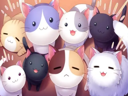 Tải ngay ảnh avatar mèo chibi cute đáng yêu hết nấc