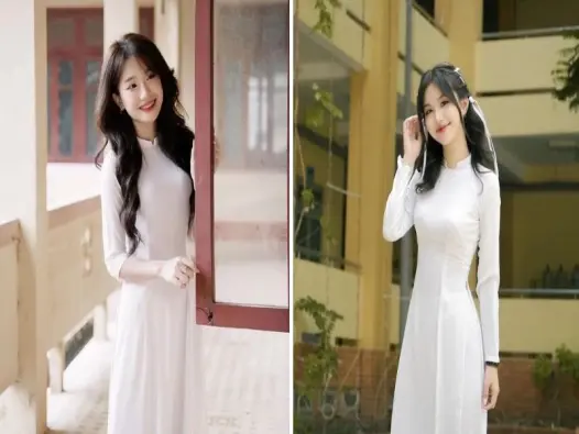 Avt nữ áo dài đẹp nhẹ nhàng mang đậm bản sắc Á Đông