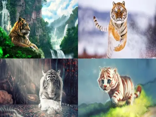 Bộ sưu tập avatar con hổ đẹp và mạnh mẽ nhất hiện nay