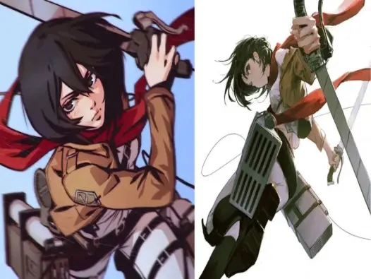 Avatar Mikasa đẹp chuẩn nét vẽ đậm chất Attack On Titan