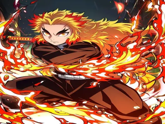 Top ảnh Rengoku ngầu lòi dành cho fan Kimetsu no Yaiba