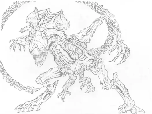 99+ Tranh Tô Màu Xenomorph Chibi Đáng Sợ Mà Siêu Cute
