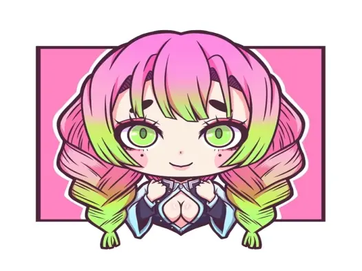 Tải ngay bộ mitsuri chibi đẹp lung linh cho fan hâm mộ