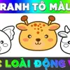 Khám Phá Thế Giới Muôn Màu Cùng Tranh Tô Màu Con Chim
