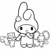 Khám Phá Thế Giới Tranh Tô Màu My Melody Dễ Thương Cho Bé
