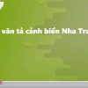 Tả cảnh biển Nha Trang lớp 5: Vẻ đẹp quyến rũ và những trải nghiệm đáng nhớ