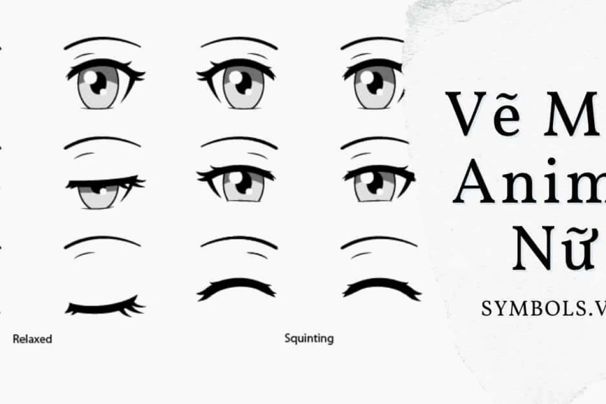 Hướng dẫn vẽ mắt anime nữ đơn giản: Bí quyết tạo đôi mắt lung linh
