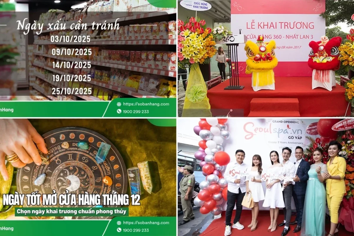 Bí quyết coi ngày xấu khai trương cửa hàng nhỏ năm 2026