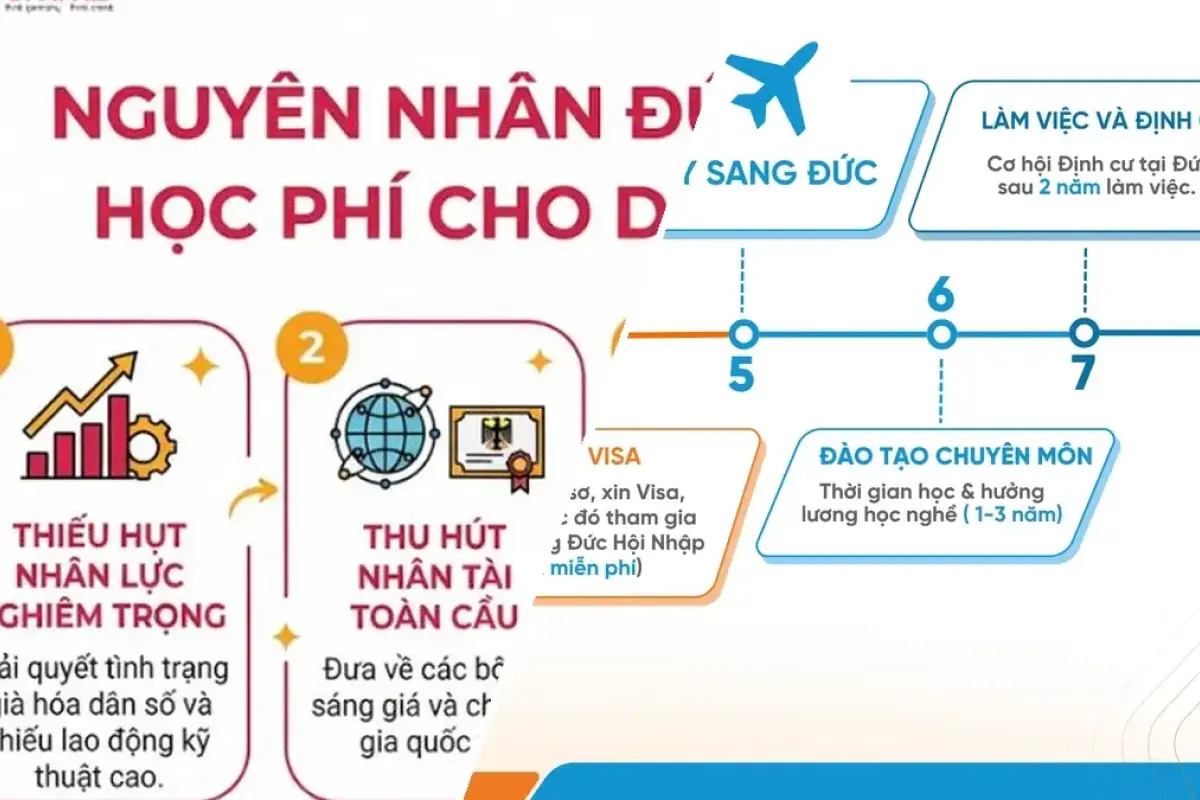 Lộ trình du học Đức miễn học phí ngành kỹ thuật mới nhất