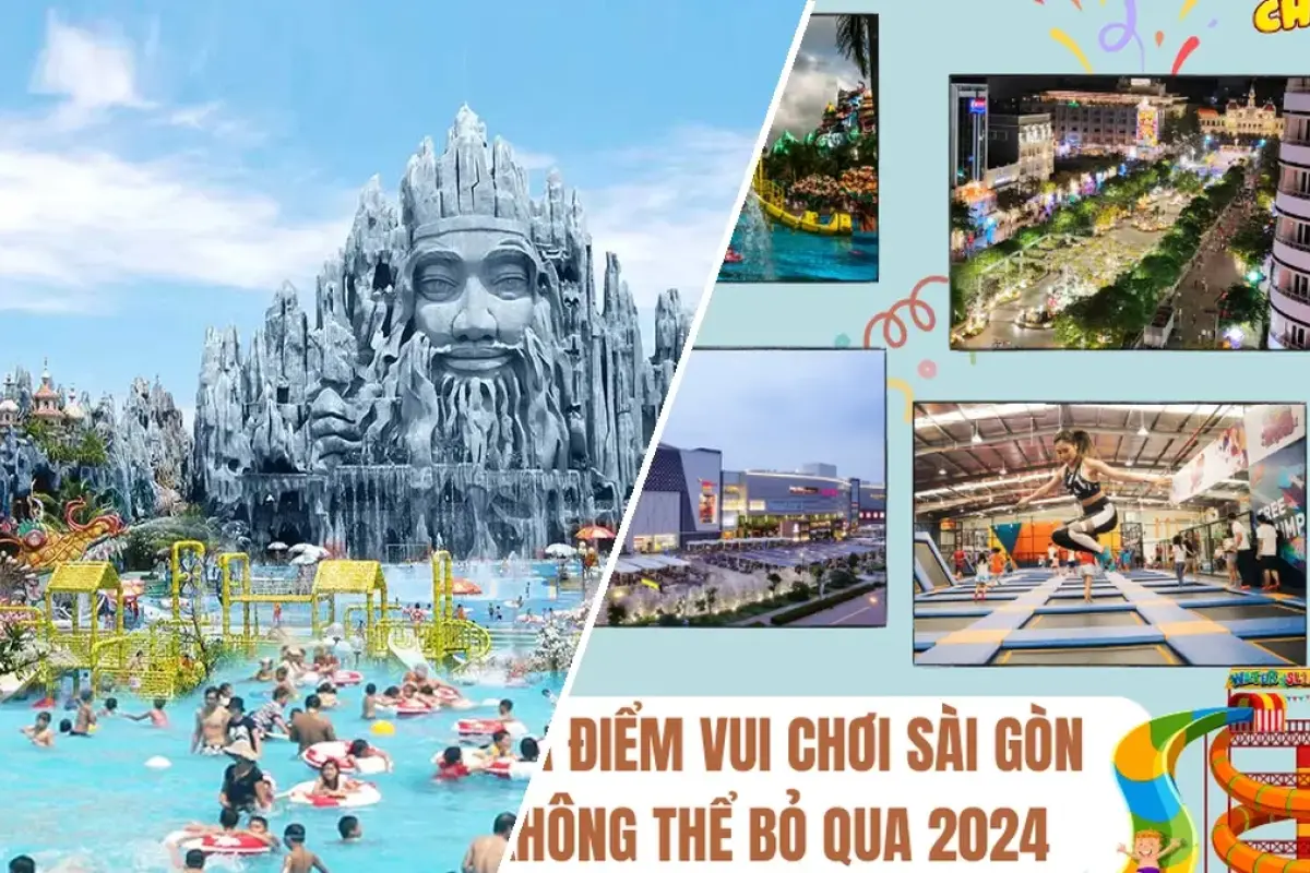 Những điểm vui chơi giải trí cuối tuần TPHCM ấn tượng