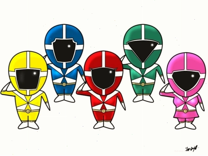 Ảnh 5 anh em siêu nhân chibi được yêu thích