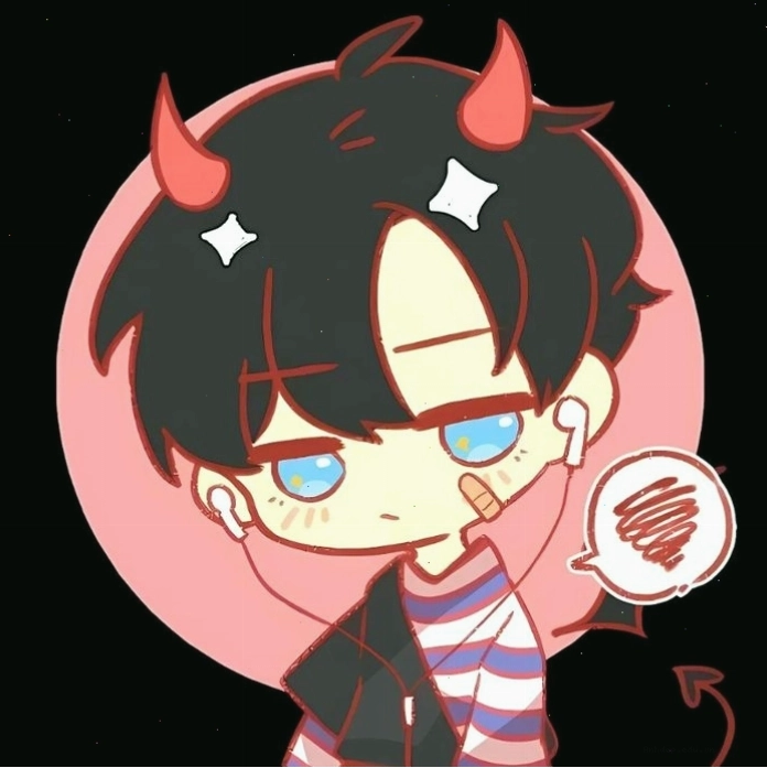 Ảnh ác quỷ anime chibi dễ thương và ngộ nghĩnh