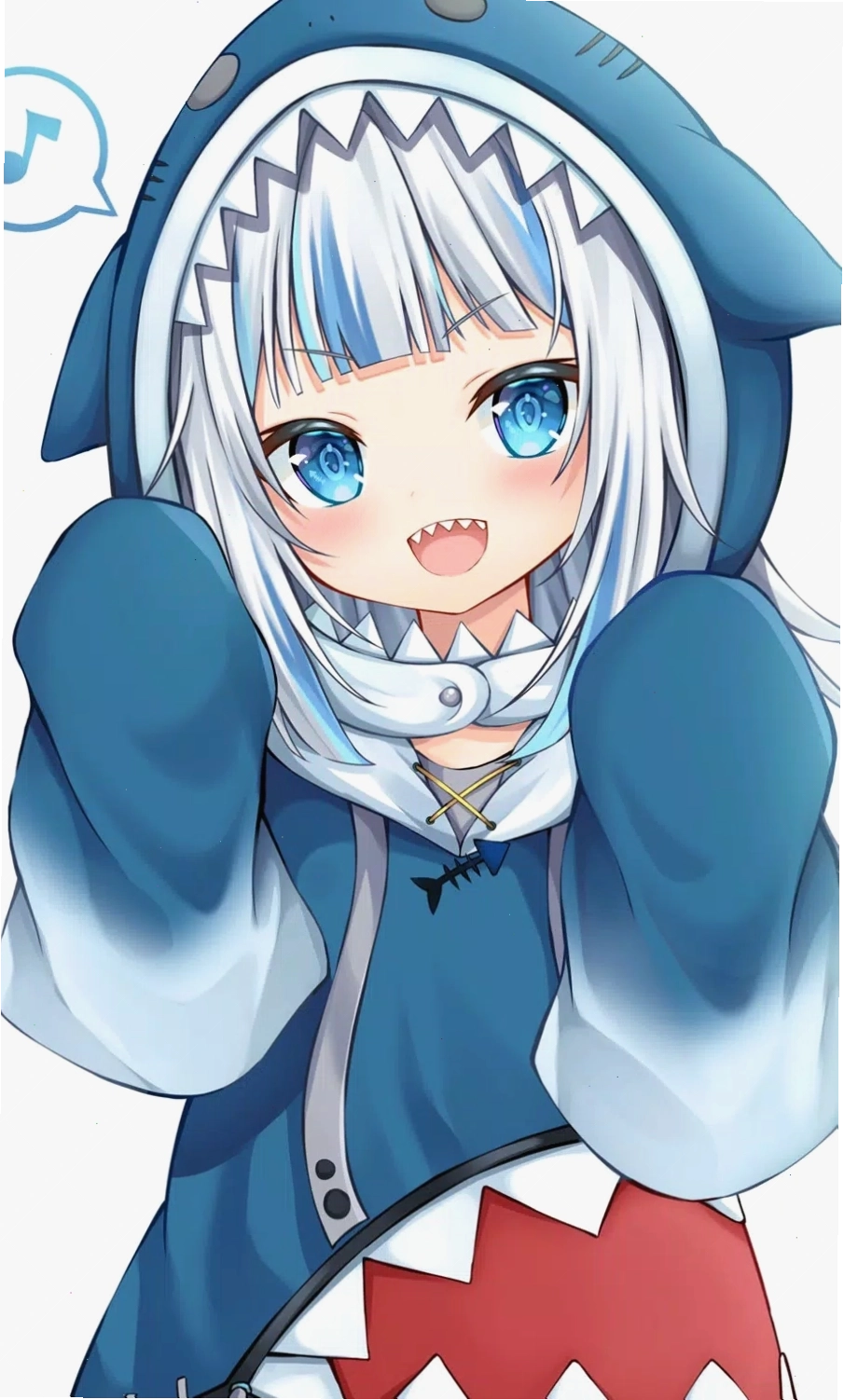 Ảnh anime cô gái dễ thương với trang phục học sinh