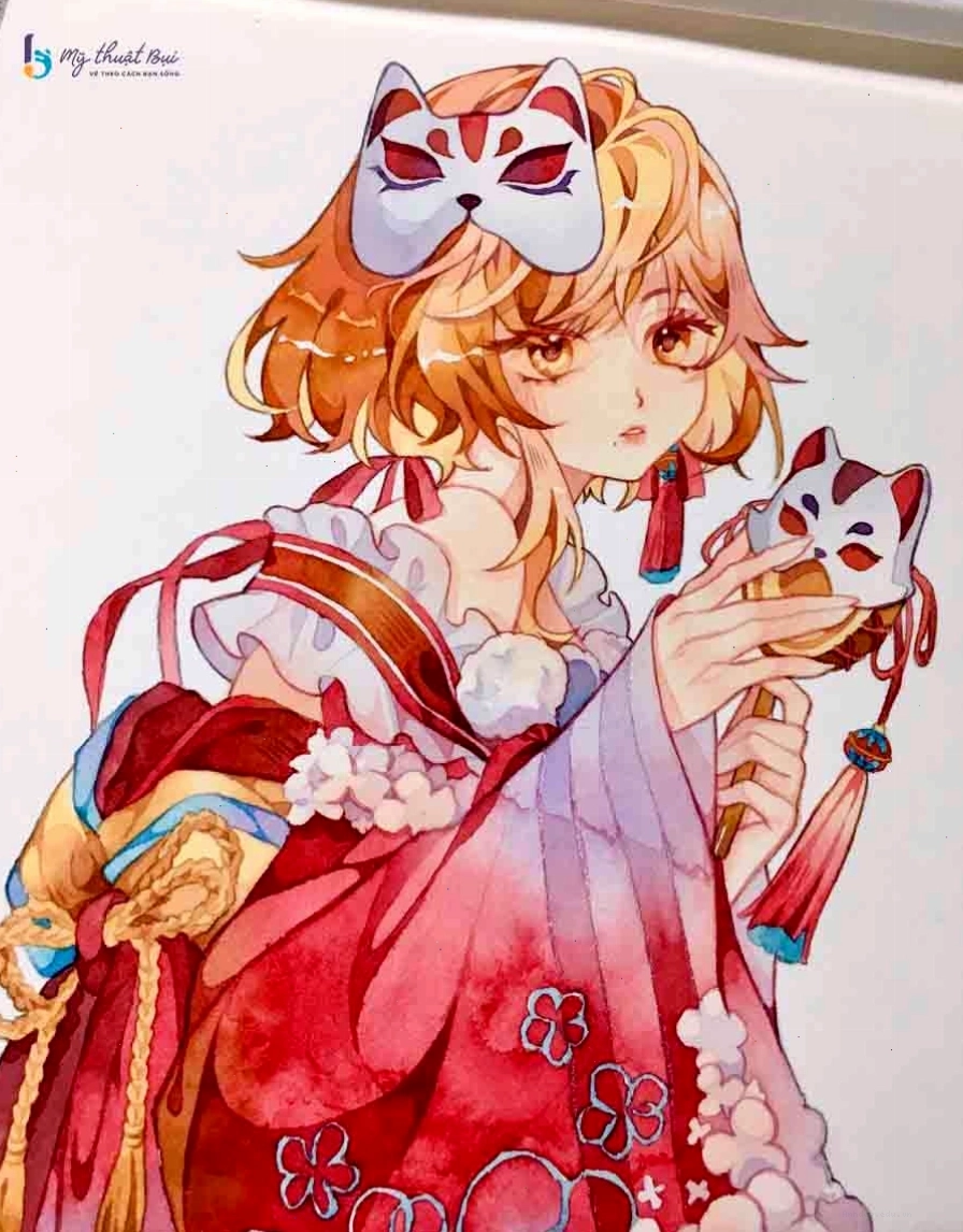 Ảnh anime đẹp chưa tô màu