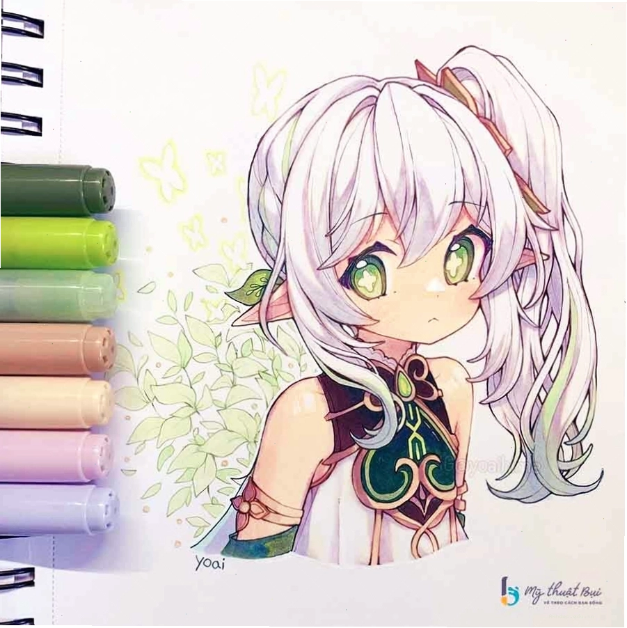 Ảnh anime đẹp cute đơn giản dễ vẽ