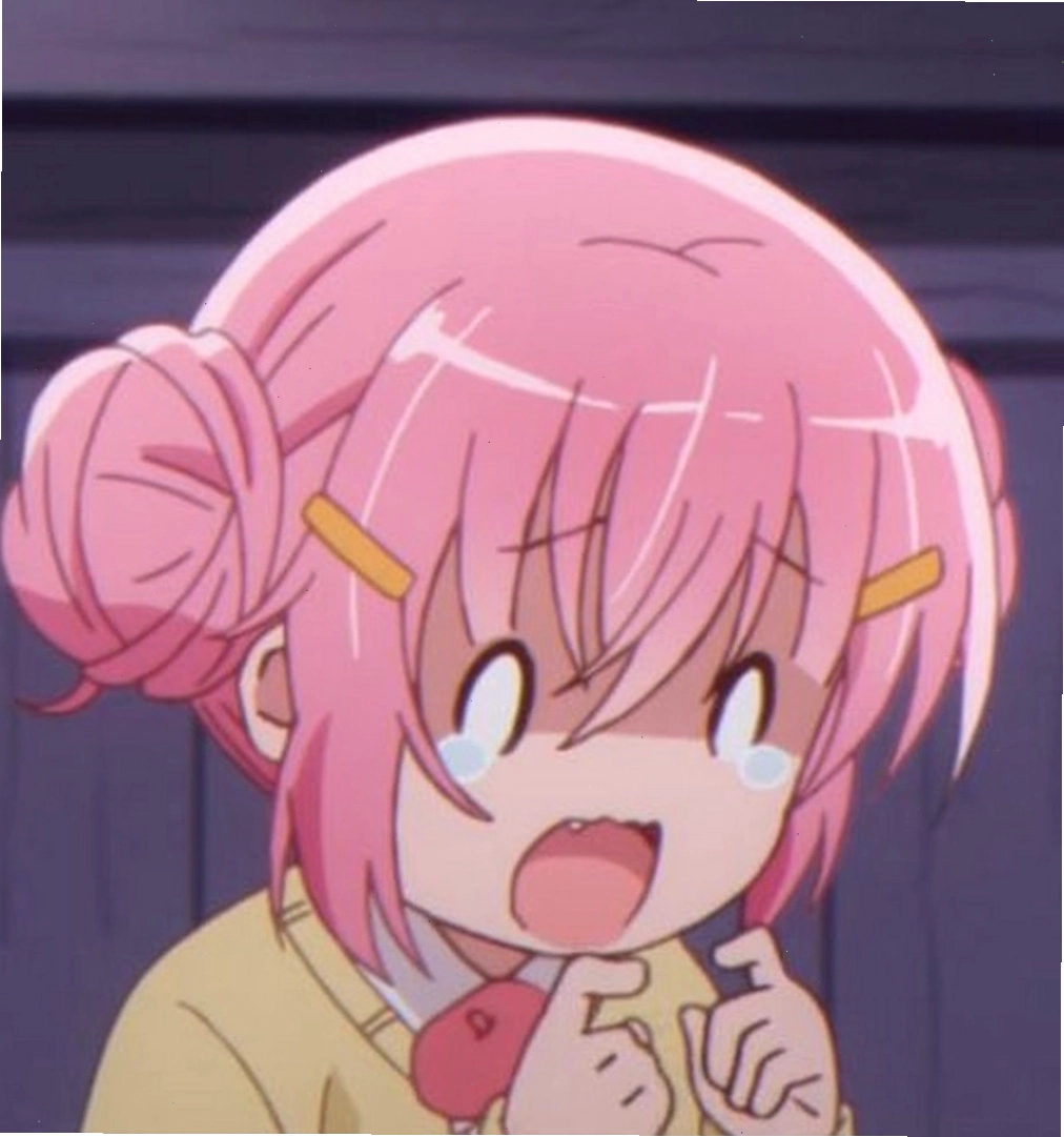 Ảnh anime meme với biểu cảm khóc lóc