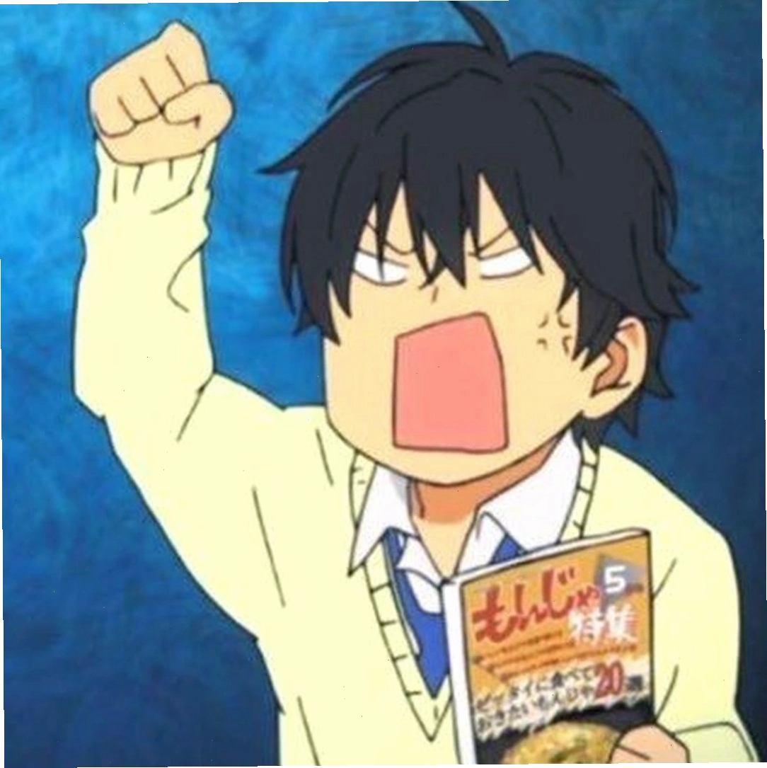 Ảnh anime meme với biểu cảm tức giận