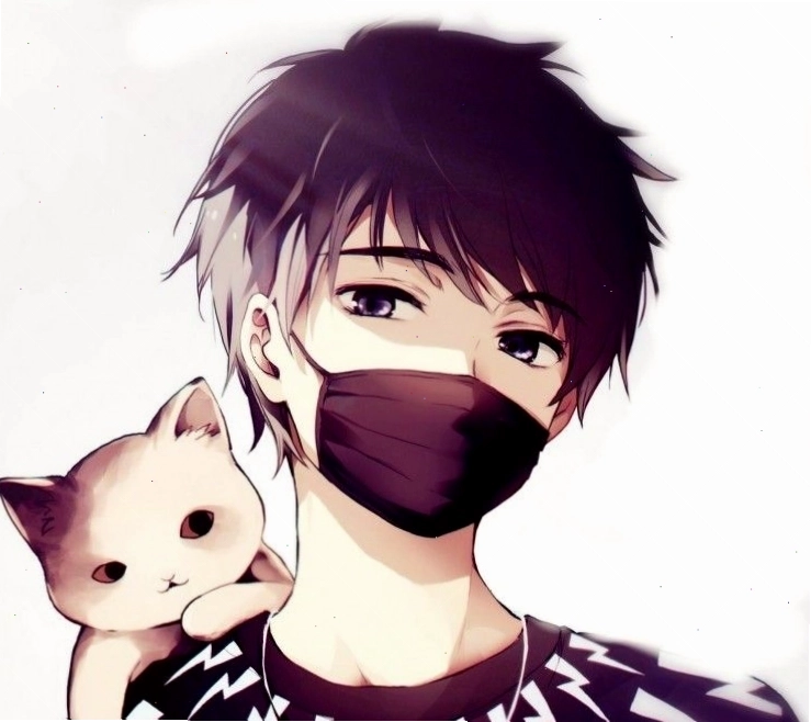 Ảnh anime nam đẹp với mái tóc bạch kim và đôi mắt xanh hút hồn