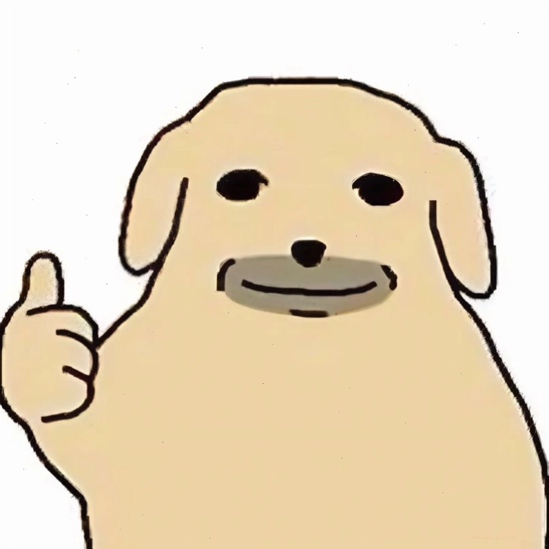 Ảnh meme chó Nudaeng với biểu cảm ngộ nghĩnh