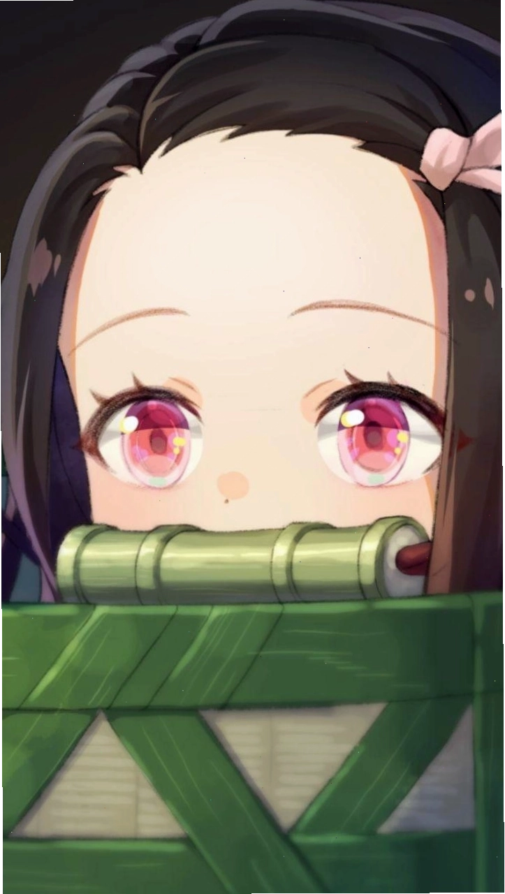 Ảnh Nezuko Kamado anime Demon Slayer phiên bản Chibi
