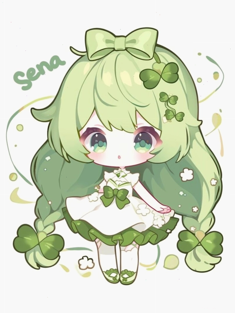 Anime chibi nam với biểu cảm ngạc nhiên dễ thương