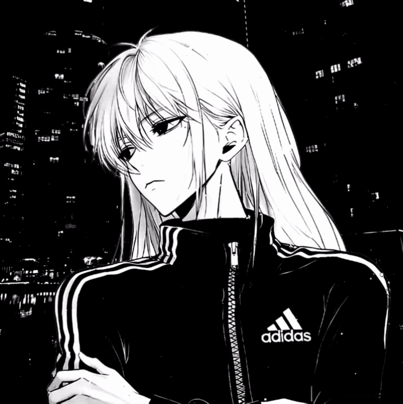Anime ngầu lòi với ánh mắt sắc bén và mái tóc vuốt ngược đầy phong cách