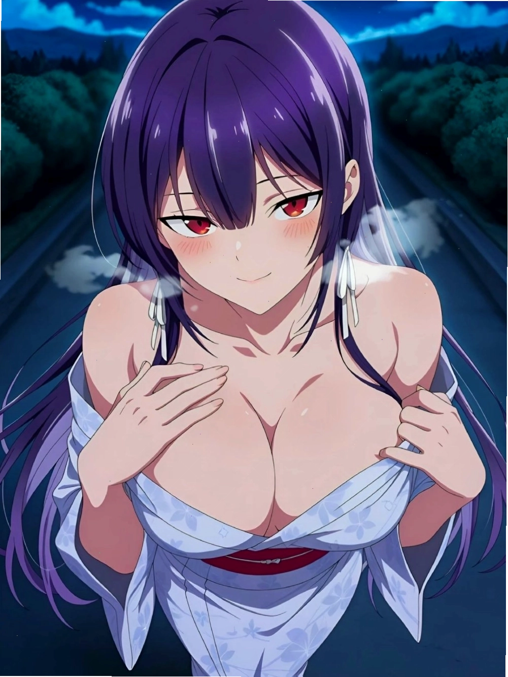 Anime ngực bự gương mặt ngây thơ vóc dáng rực lửa