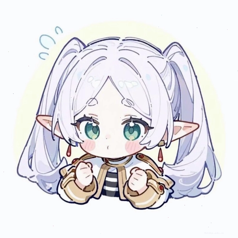 Anime nữ chibi trong trang phục học sinh nhí nhảnh