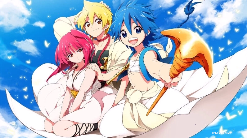 anime pháp sư Magi The Labyrinth of Magic