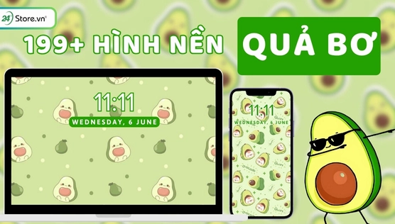 Avatar Trái Bơ Chibi Cute: Tuyển Tập Hình Nền Độc Đáo Nhất 2026