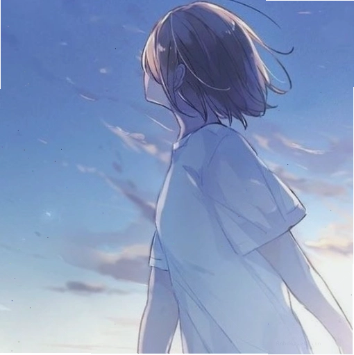 Avt Anime buồn với gam màu trầm, thể hiện nỗi lòng sâu kín