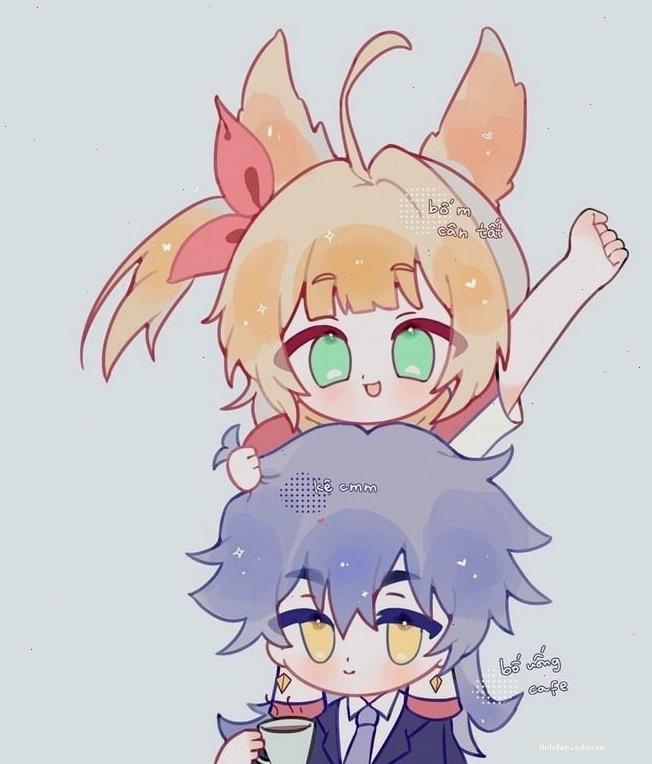 Aya và Flo phiên bản chibi cực kỳ dễ thương