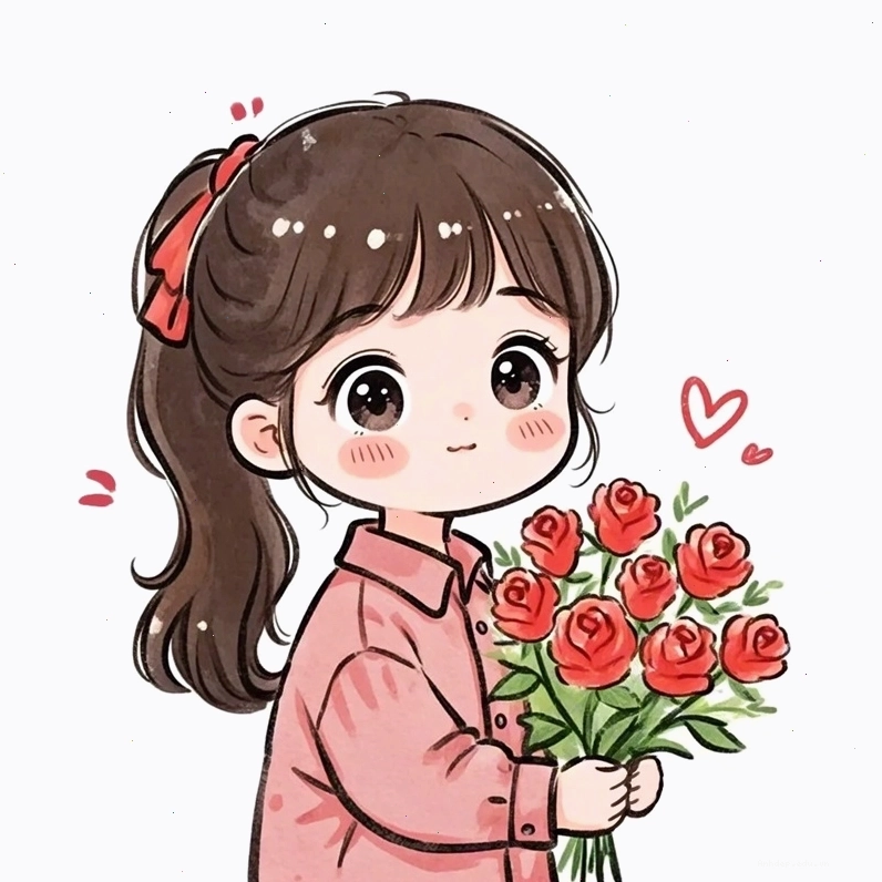 Bé gái chibi với đôi mắt to tròn