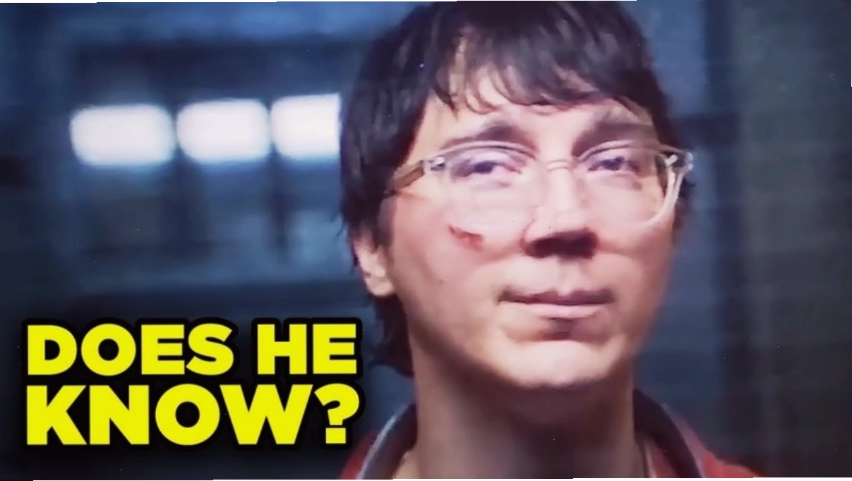 Biểu cảm ngạc nhiên trong meme Does He Know
